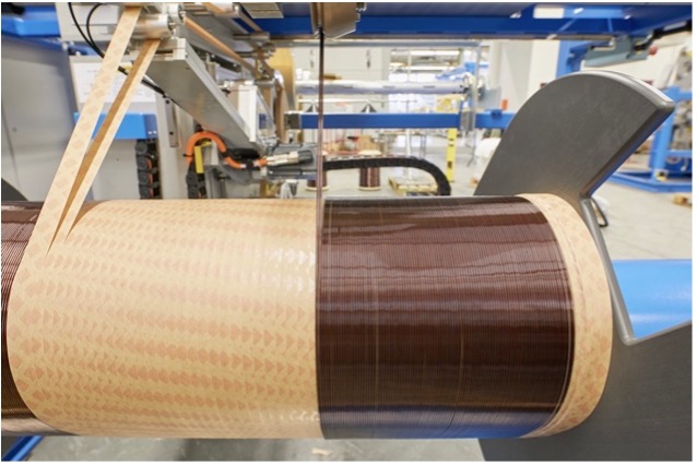 Paper covered winding wires